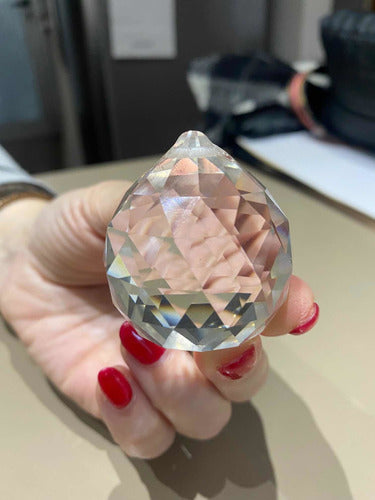 Feng Shui Faceted Crystal Sphere 5 cm Cairn Belgrano Ok 1