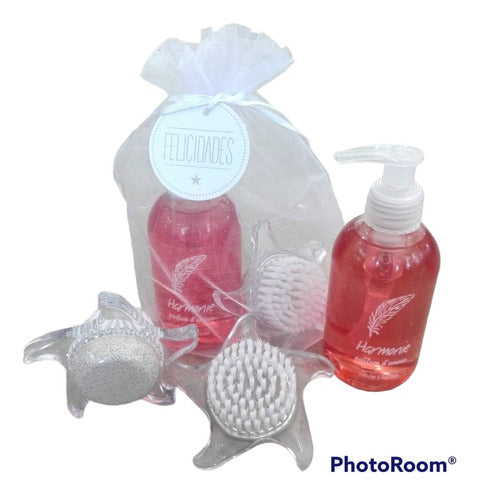 Woman's Relax Gift Pack with Rose Aroma Kit - Congratulations - Pack Regalo Mujer Relax Rosas Set Kit Aroma N54 Felicidades