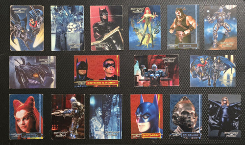 Lote 65 Tradings Cards Ypf - Batman Y Robin (1997) 0