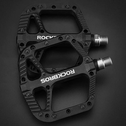 Pedales Para Bicicleta Rockbros Antideslizantes Anchos - -sd 2