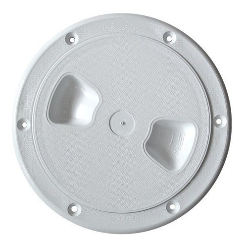 Waterproof Small 4" Nautical Inspection Cover White/Black 0