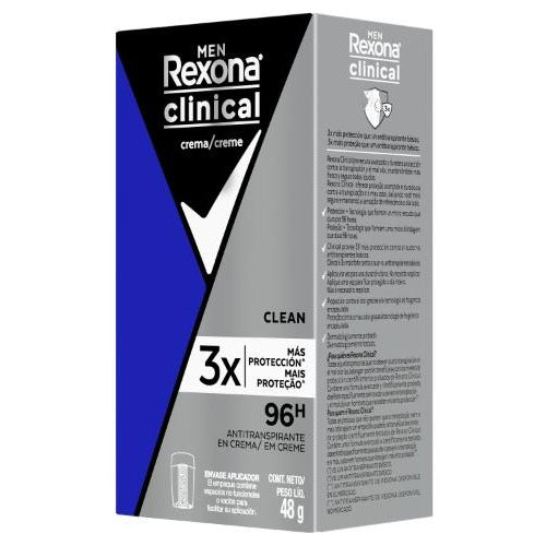 Antitranspirante Rexona Clinical Men 48g 3