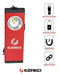 E-Z Rojo SPR200BK 200 Lm Recargable Cob Led Luz De Bolsillo 1