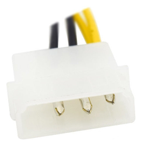 Cabo Adaptador Fonte Molex Ide Femea X 4 Pin Macho Atx 007 1