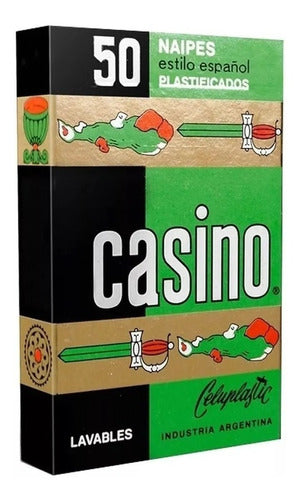 Spanish Playing Cards 50 Plastic Coated Casino Deck x 12 Units 0