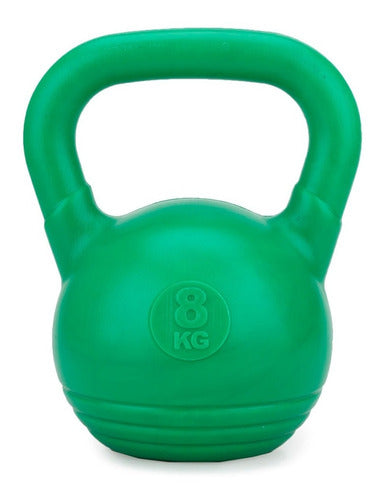 8kg Plastic Kettlebell Fitness Weight Gym Home Workout 3