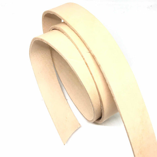 Luciano MdP Natural Vaqueta Leather Strips 30mm 0