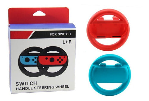 Generic Par Volante Para Nintendo Switch Azul Y Rojo 0