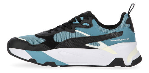 Puma Pl Trinity Men's Sneakers in Blue and Black | Dexter 1