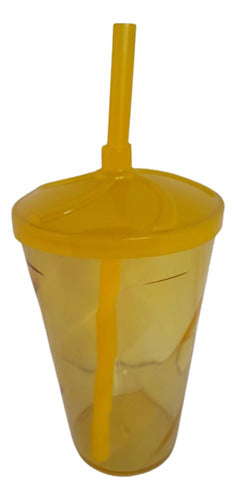 ACRILCOLOR 45 Twister Cups 300 Ml with Lid and Straw 5