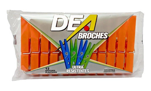 Dea Plastic Clips X 12 Pack 0