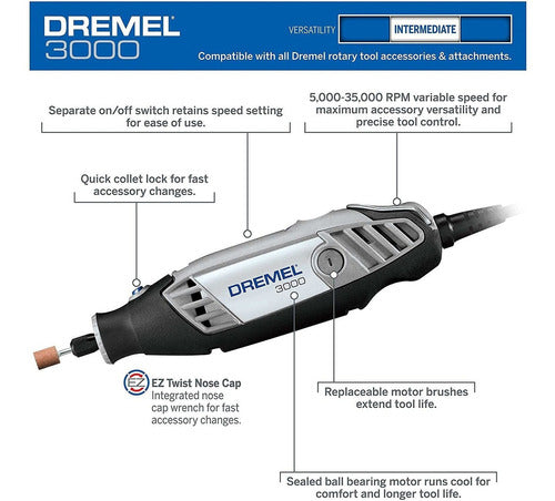 Kit De Herramientas Giratorias Velocidad Variable 5k-35k Rpm 1