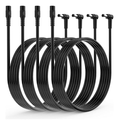 Tonton 4 Pack DC Power Extension Cable 0.5M 1.64FT 5.5mm x 2 0