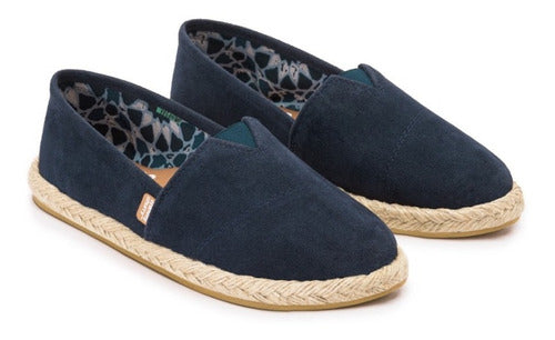 Classic Suede Espadrille Night Blue 5