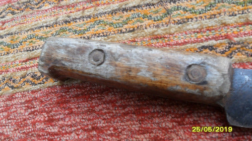 Antiguo Cuchillo Casero Curvo No Machete Hoz Neife 2