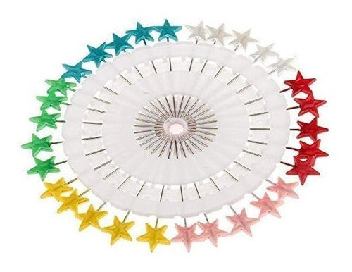 Alfileres Cabeza Color Perlado Forma Estrella X 360 Unidades 1