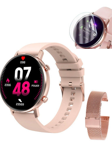 Smart Watch DT88 Max Pink +2 Straps +Screen Protector 0
