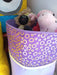 Round Fabric Basket - Toy Storage Baskets Characters 2