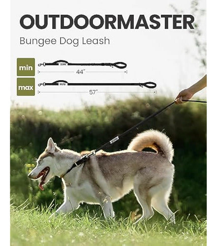 OutdoorMaster Elastic Rope Leash for Dogs 2