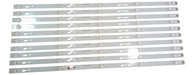 LED Strips Kit for 60'' TVs DAEWOO, HYUNDAI, RECCO - Aluminium Strips - Set of 10 0