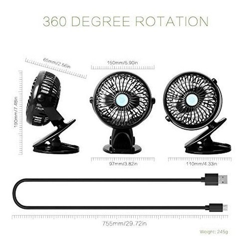 StillCool Small Portable Battery Operated Fan 2