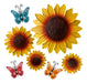 Innoboutique Wall Flower Metal Decoration 0