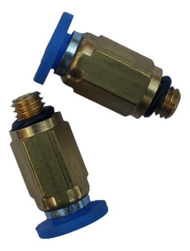 Generic Straight Connector for Compressed Air M5 Thread to 4mm Tube 0