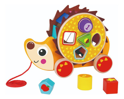 Tooky Toy Hedgehog Pull-Along Toy 0