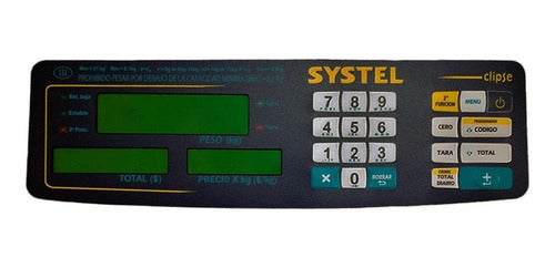 Systel Clipse Alternative Adhesive Panel - User Side 21 Keys 0