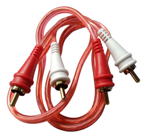 Cable De Audio Audiopipe 2 Rca - 2 Rca 1.8m 1