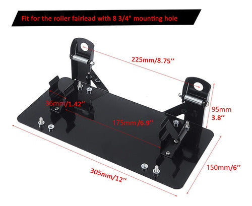 Samlight License Plate Mounting Bracket with Flip Functionality 2