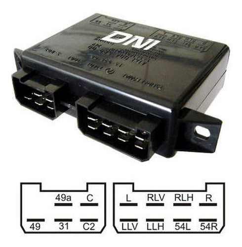 DNI Rele Destellador Compatible With Volvo 24V 13T 1