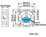 Winsinn Ventilador De 25 Mm, 12 V, Doble Rodamiento De Bolas 1