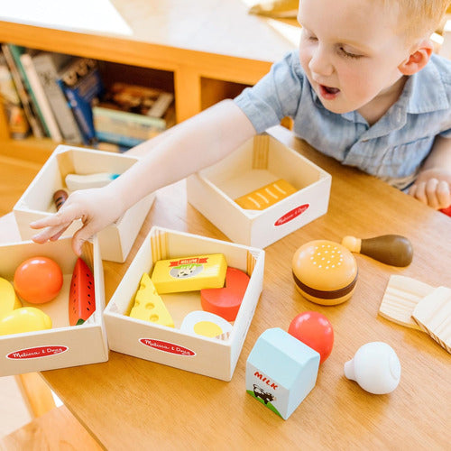 Melissa & Doug Food Groups Wooden Playset - 21 Pieces 4