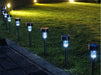 10pcs Stainless Steel LED Solar Garden Lights 3