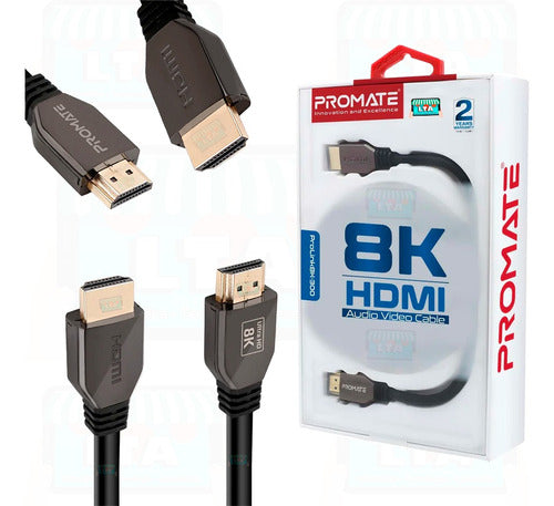 Cable Hdmi 2.1 Pm300 48gbps 8k 60hz 4k 120hz Earc Hdr 3m 0