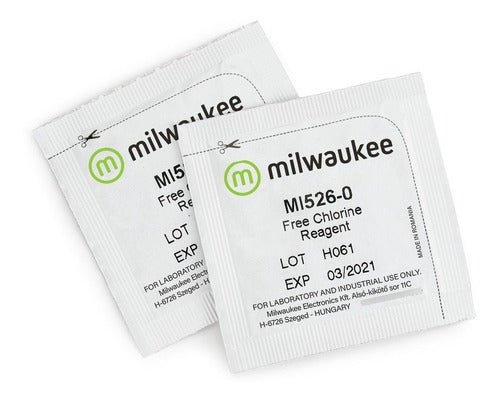 Milwaukee Mi526-100 Free Chlorine DPD1 Reagent for 25 Tests 0