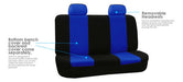 Fh Group Funda De Asiento De Automovil Para Asiento Trasero 3