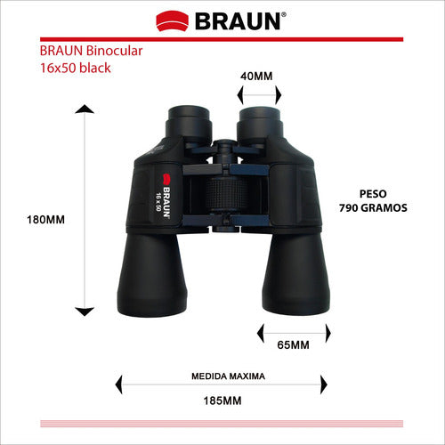 Braun Germany Binocular 16x50 Official Replica 3