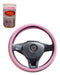 Fiemo Fundas Adjustable Silicone Steering Wheel Cover 38 cm - Pink 0