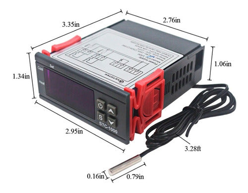 Termostato Stc1 000 Control Temperatura Frío Calor 220v 4