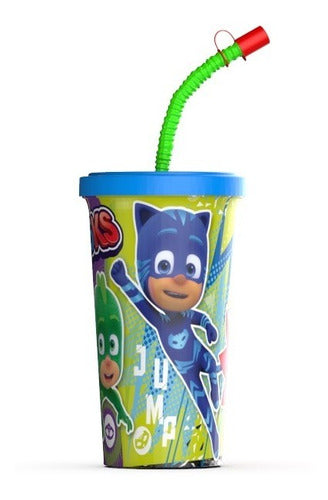 Bel Gioco PJ Masks Heroes Pijamas Plastic Plate and Cup Set 1