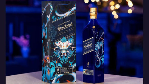 Whisky Johnnie Walker Bue Edición Año Del Dragón 750 Ml. 2