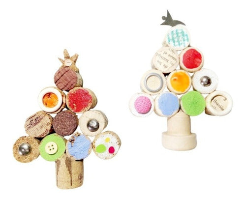 AliceG Christmas Table Tree - Handmade, Eco-Friendly - 12 cm 2