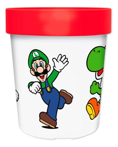 EX Mario Bros Plastic Microwave Safe Cup 260 Ml 0