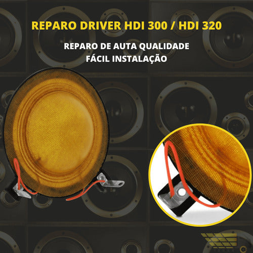 Kit Com 4 Reparo Driver Hdi 300 / Hdi 320 Som Automtivo 2