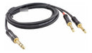 Blastking Elite 1/4" Balanced Instrument Cable to Dual 1/4" - 1m 0