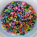 Entre Hilos y Cuentas 50 Flat Turkish Eyes 6mm - Assorted - Jewelry Making Supplies 0