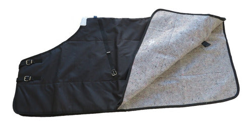 Waterproof Vinyl Horse Blanket and 1.30m Fleece Liner 10