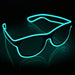 Generic Lentes Led Neon Fiestas Electronica Rave Bodas Azul L24 2